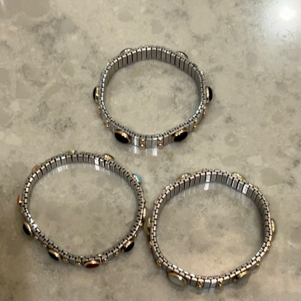 Nomination bracelets set of 3